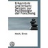 Erkenntnis Und Irrtum