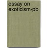 Essay On Exoticism-pb by Victor Segalen