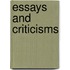 Essays And Criticisms