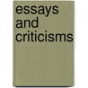 Essays And Criticisms door Charles Repington