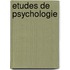 Etudes De Psychologie