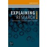 Explaining Research P door Dennis Meredith