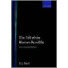 Fall Roman Republic C by P.A. Brunt