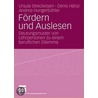 Fördern und Auslesen by Ursula Streckeisen