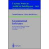 Grammatical Inference by Giora Slutzki