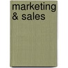 Marketing & sales by Unknown
