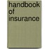 Handbook of Insurance