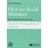 How to Avoid Mistakes door Hans Brinkmann