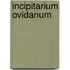 Incipitarium Ovidanum