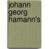 Johann Georg Hamann's door Carl Hermann Gildmeister