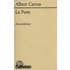 La Peste. Annotations