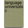 Language Universals C door Morten H. Christiansen