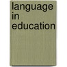 Language in Education by Ruqaiya Hasan