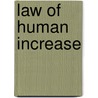 Law of Human Increase door Nathan Allen