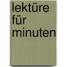 Lektüre für Minuten door Herrmann Hesse
