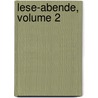 Lese-Abende, Volume 2 door Adolf Glaser