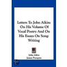 Letters to John Aikin by John Aikin