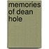 Memories of Dean Hole