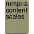 Mmpi-A Content Scales