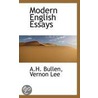 Modern English Essays door Arthur Henry Bullen