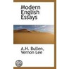 Modern English Essays door Arthur Henry Bullen