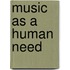 Music As A Human Need