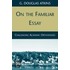 On the Familiar Essay