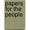 Papers for the People door Joan Allen