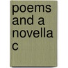 Poems And A Novella C door A.K. Ramanujan