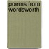 Poems From Wordsworth