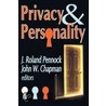 Privacy & Personality door Hans Reithofer