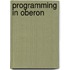 Programming In Oberon