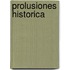 Prolusiones Historica