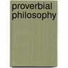 Proverbial Philosophy door Onbekend