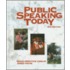 Public Speaking Today