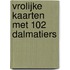 Vrolijke kaarten met 102 Dalmatiers