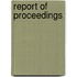 Report of Proceedings