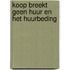 Koop breekt geen huur en het huurbeding