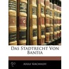 Stadtrecht Von Bantia door Adolf Kirchhoff