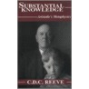 Substantial Knowledge door C.D.C. Reeve