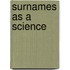 Surnames As A Science