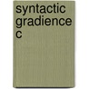 Syntactic Gradience C door Bas Aarts