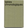 Tables Chronologiques door John Blair