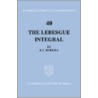 The Lebesgue Integral by J.C. Burkill