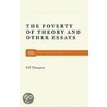 The Poverty of Theory door Edward P. Thompson