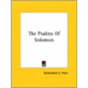 The Psalms Of Solomon door Rutherford Platt