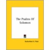 The Psalms Of Solomon door Rutherford Platt