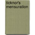 Ticknor's Mensuration