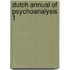 Dutch annual of psychoanalysis 1