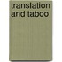 Translation And Taboo